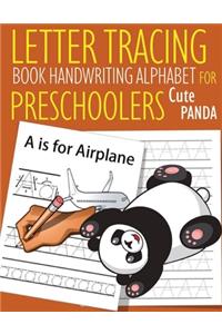 Letter Tracing Book Handwriting Alphabet for Preschoolers Cute PANDA