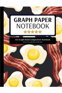5x5 Graph Ruled Composition Notebook