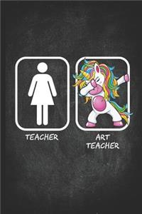 Teacher Dabbing Unicorn