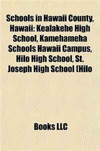 Schools in Hawaii County, Hawaii