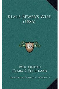Klaus Bewer's Wife (1886)