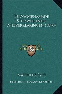 De Zoogenaamde Stilzwijgende Wilsverklaringen (1890)