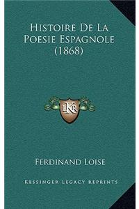 Histoire De La Poesie Espagnole (1868)