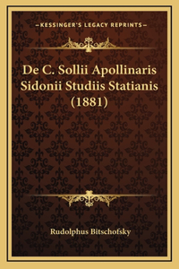 De C. Sollii Apollinaris Sidonii Studiis Statianis (1881)
