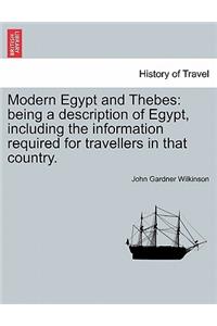 Modern Egypt and Thebes