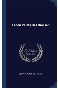 Leben Peters Des Grossen