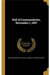 Roll of Commanderies, November 1, 1907