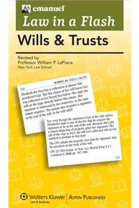 Emanuel Law in a Flash for Wills and Trusts