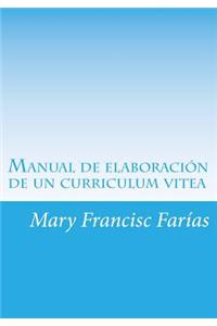 Manual de elaboraciòn de un curriculum vitea