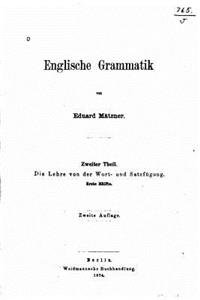 Englische Grammatik, Volume 2