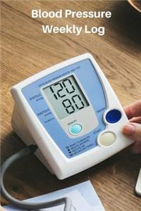 Blood Pressure: Weekly Log