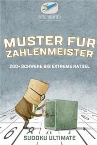 Muster für Zahlenmeister Sudoku Ultimate 200+ Schwere bis Extreme Rätsel