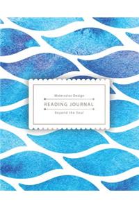 Reading Journal: Blue Ocean Wave Best Track Your Favorite Books (8x10 Inches) - Over 100 Pages