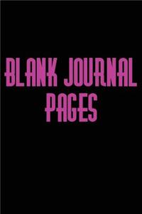 Blank Journal Pages