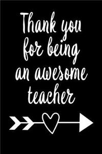 Thank You for Being an Awesome Teacher