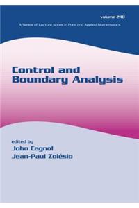 Control and Boundary Analysis