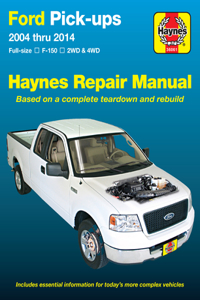 Ford full-size petrol pick-ups F-150 2WD & 4WD (2004-2014) Haynes Repair Manual (USA)