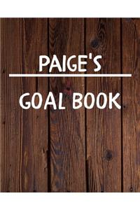 Paige's Goal Book