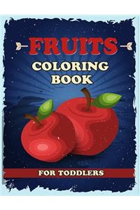 Fruits Coloring Book for toddlers