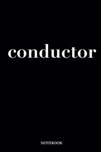 Funny conductor Notebook This My Job Journal, University Graduation gift