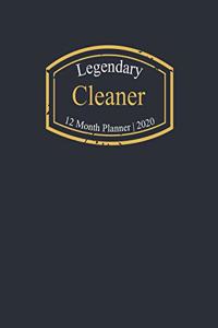 Legendary Cleaner, 12 Month Planner 2020