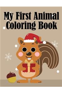 My First Animal Coloring Book