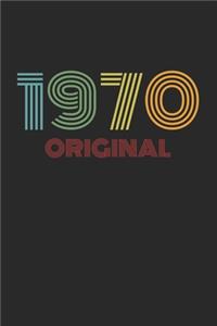 Retro 1970 Original - Tagesplaner 52 Wochen