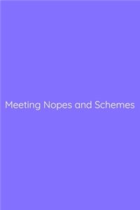 Meeting Nopes and Schemes Notebook