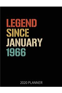 Legend Since January 1966 2020 Planner
