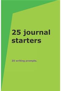 25 diary starters