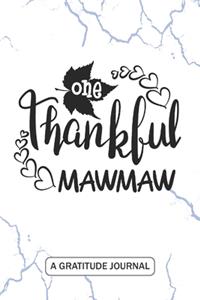 One Thankful Mawmaw - A Gratitude Journal