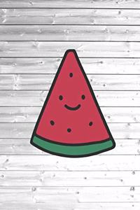 Big Happy Face Watermelon Fruit Journal