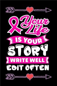 your life is your story write well edit often