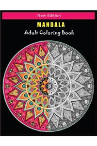 MANDALA Adult Coloring Book