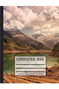 Mountains, Lakes & Rocks Composition Book