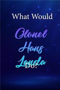 What Would Olonel Hans Landa Do?