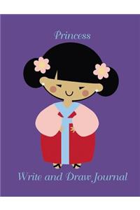 Princess Write and Draw Journal