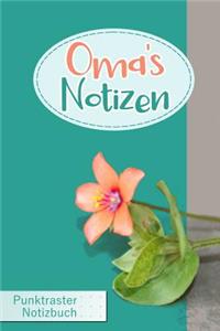 Oma's Notizen Punktraster Notizbuch
