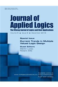 Journal of Applied Logics - IfCoLog Journal of Logics and their Applications. Volume 5, number 9, December 2018. Special issue