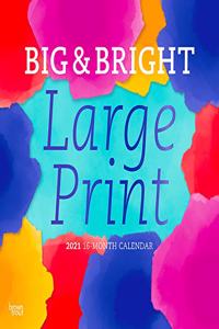 BIG & BRIGHT LARGE PRINT 2021 SQUARE FOI