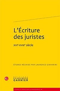 L'Ecriture Des Juristes