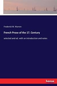 French Prose of the 17. Century