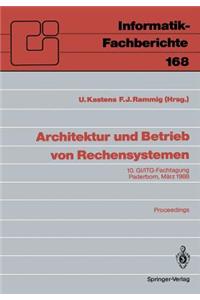 Architektur Und Betrieb Von Rechensystemen