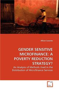 Gender Sensitive Microfinance