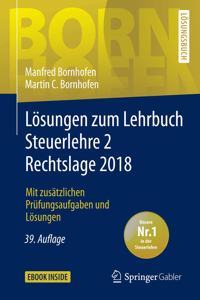 Lösungen Zum Lehrbuch Steuerlehre 2 Rechtslage 2018