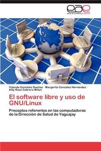 software libre y uso de GNU/Linux