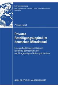 Privates Beteiligungskapital Im Deutschen Mittelstand