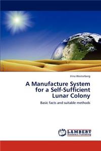Manufacture System for a Self-Sufficient Lunar Colony