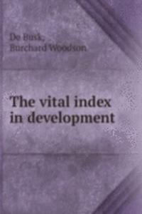 vital index in development