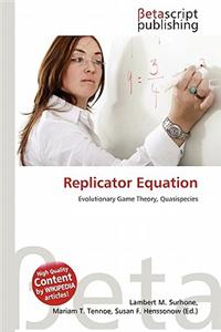 Replicator Equation